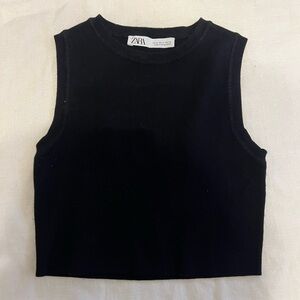 Zara high neck tank top